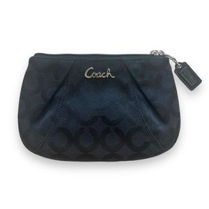 Woman's Black Coach Pouch